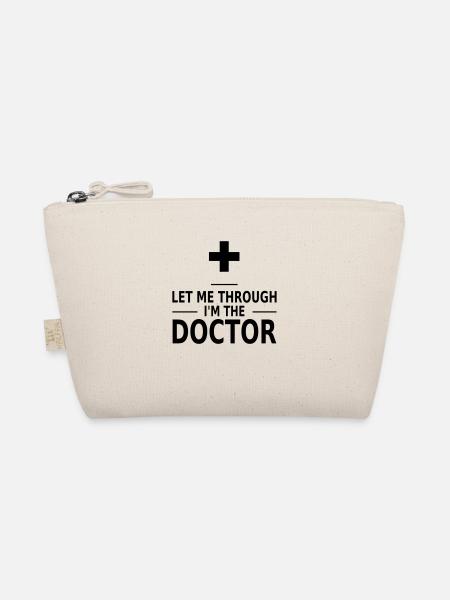 let me through i'm the doctor - Organic Pouch - nature - Front