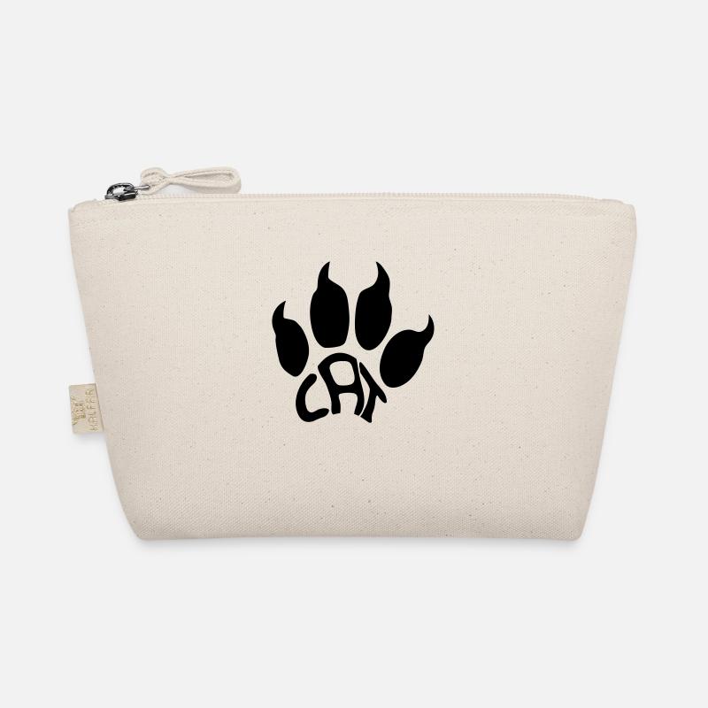 chat texte logo monstre griffes patte chat mal Trousse biologique