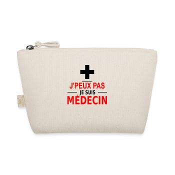j'peux pas je suis médecin - Organic Pouch - nature - Front