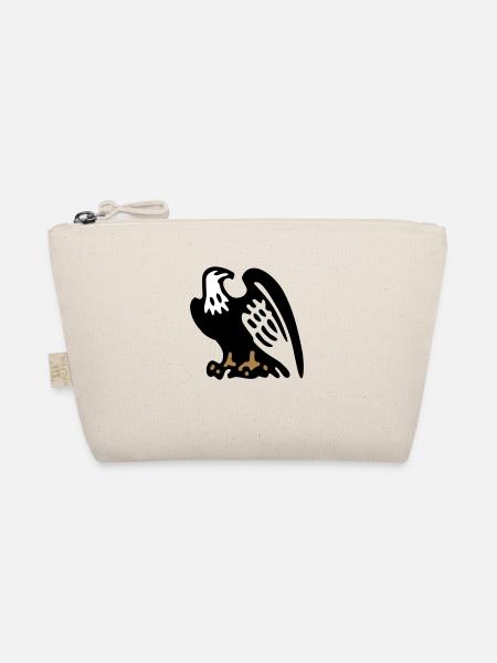 eagle aquila2 - Organic Pouch - nature - Front