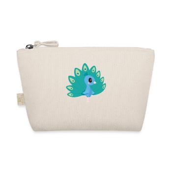 peacock - Organic Pouch - nature - Front
