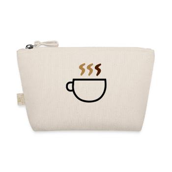 Kaffeetasse rauchen - Bio-Täschchen - Natur - Vorne