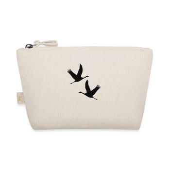 Birds bird geese cranes - Organic Pouch - nature - Front