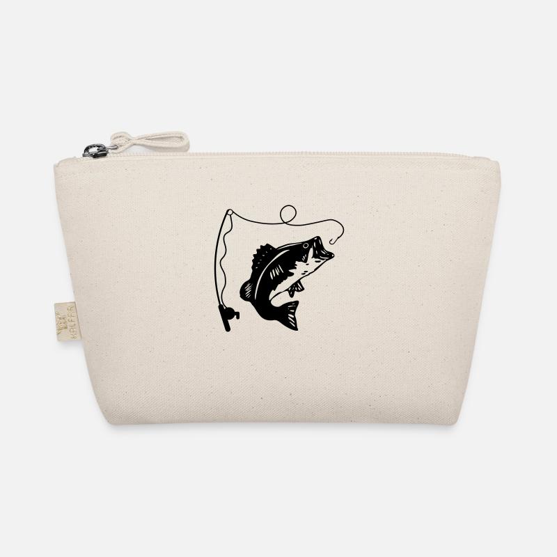 Fishing rod and fish Organic Pouch