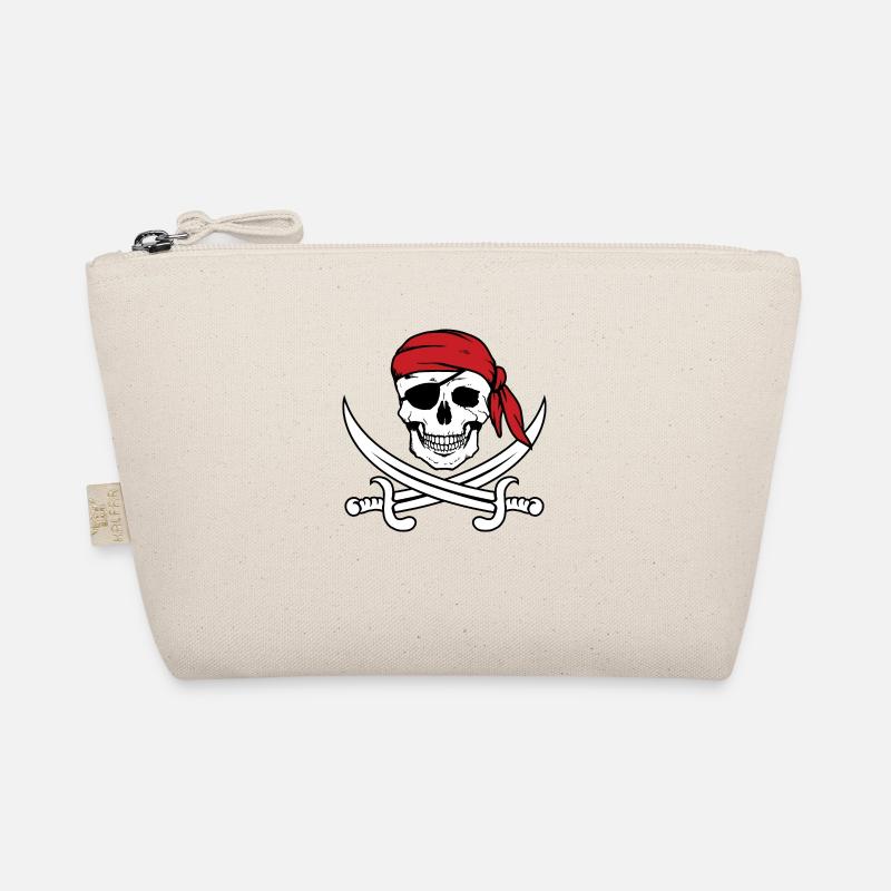 Pirate Pirate Head Eye Patch Organic Pouch