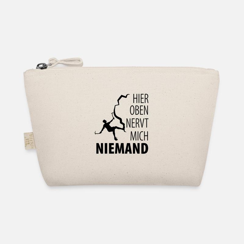 Eisklettern Eiskletterer Eispickel Bio-Täschchen