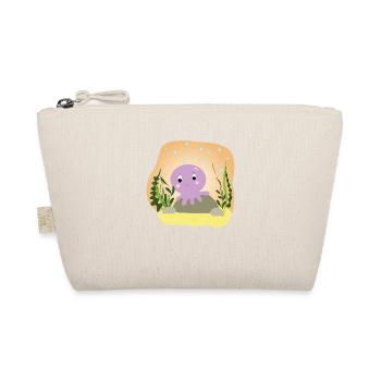 Otto Oktopus - Geschenk - Geschenkidee - Bio-Täschchen - Natur - Vorne