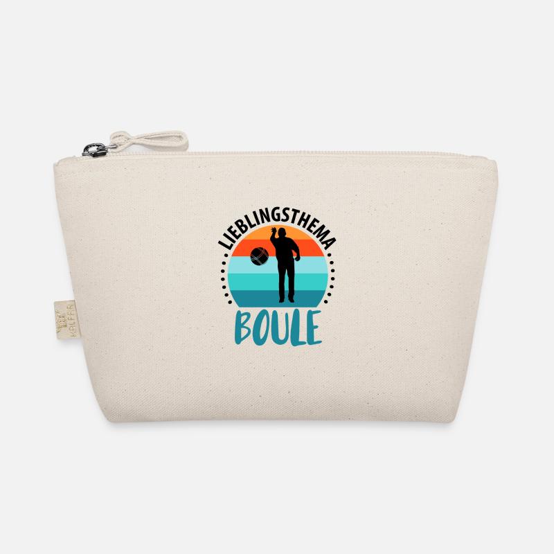 Boule Petanque Boccia Boules - Bio-Täschchen - Natur