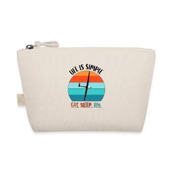 Glider Gliding Gliding Glider - Organic Pouch - nature - Front