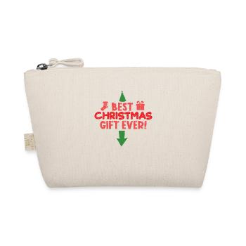 Christmas Pregnancy Pregnant - Organic Pouch - nature - Front