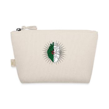Herzflagge von Algerien - Bio-Täschchen - Natur - Vorne