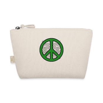 Peace - Bio-Täschchen - Natur - Vorne