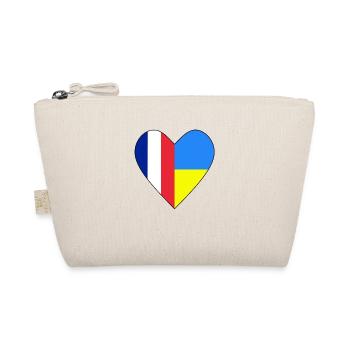 France Ukraine Coeur - Trousse biologique - nature - Devant