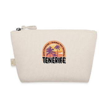 Teneriffa Tenerife Sommer Sonne Strand Meer Palmen - Bio-Täschchen - Natur - Vorne