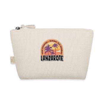 Lanzarote Summer Sun Beach Sea Palm Trees - Organic Pouch - nature - Front