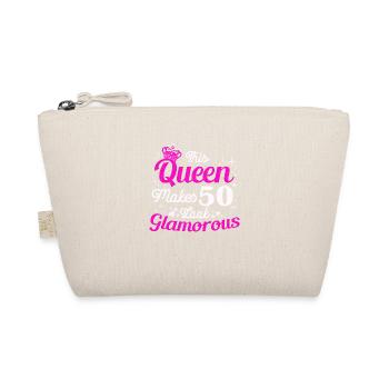 Anniversaire Reine fête ses 50 ans 50 ans Femmes - Trousse biologique - nature - Devant