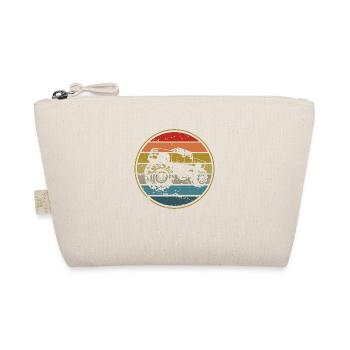 Monster Truck Vintage Retro Style Sun Design - Trousse biologique - nature - Devant