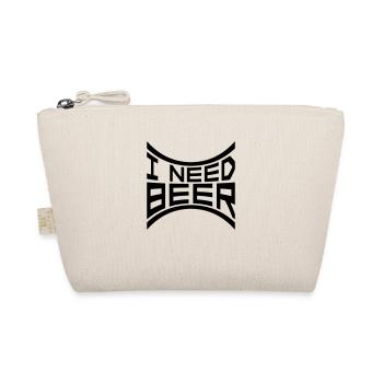 I Need Beer - Organic Pouch - nature - Front
