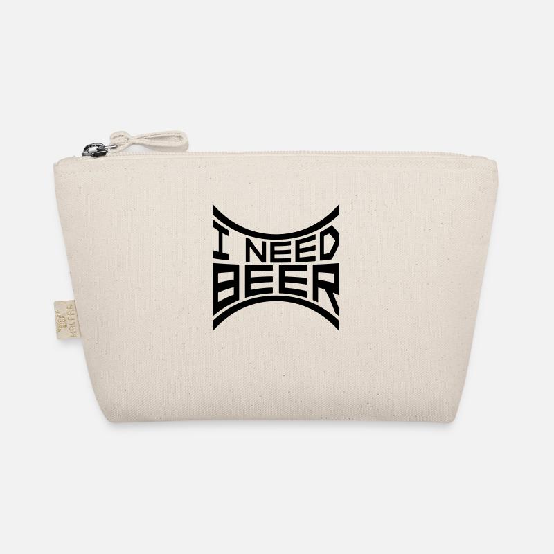I Need Beer Bio-Täschchen