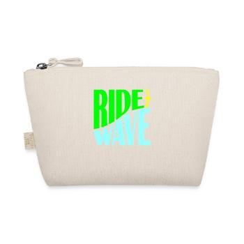 Ride the Wave plotter - Bio-Täschchen - Natur - Vorne