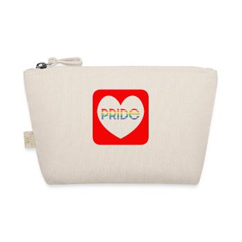 Cœur arc-en-ciel de fierté - Trousse biologique - nature - Devant