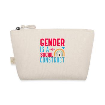Gender is a Social Construct - Organic Pouch - nature - Front