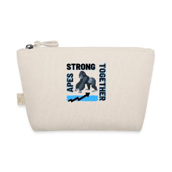Apes Strong Together - Bio-Täschchen - Natur - Vorne