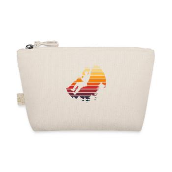 Vintage Bouldering Rock Climbing - Organic Pouch - nature - Front