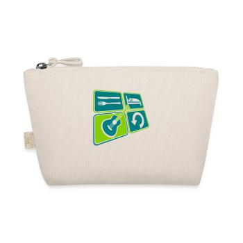Play rock guitar daily - Organic Pouch - nature - Front