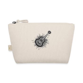 Splashes of color drops guitarist guitar - Organic Pouch - nature - Front