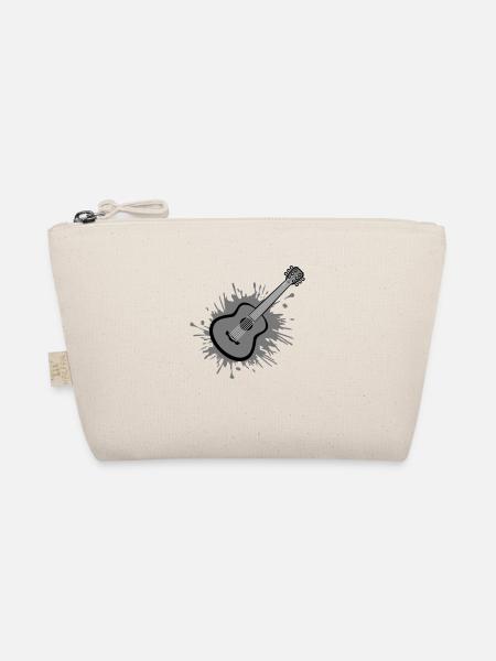 Éclaboussures de couleur gouttes guitare guitariste - Trousse biologique - nature - Devant