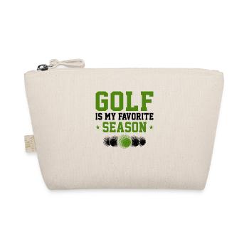 Golf Is My Favorite Season Golf Player Golfing Gol - Bio-Täschchen - Natur - Vorne