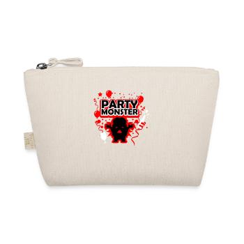 Party monster red - Organic Pouch - nature - Front