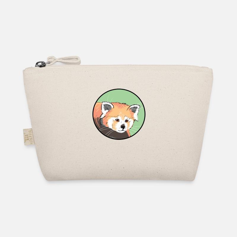 Red panda wore Organic Pouch
