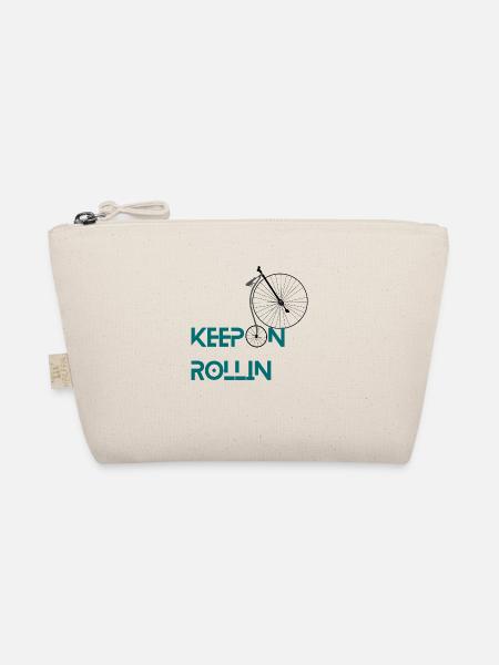 Keep On Rollin - Bio-Täschchen - Natur