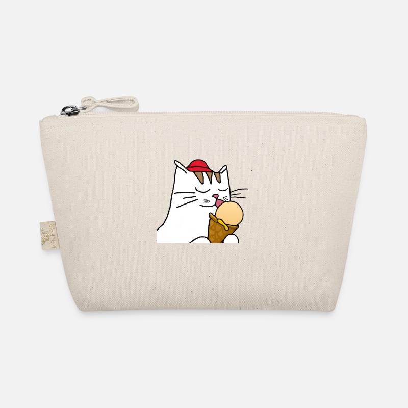 Katze mit Eis Bio-Täschchen