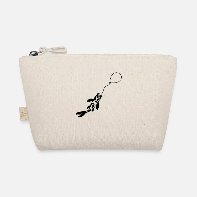 Fished Koi Fish Balloon Organic Pouch