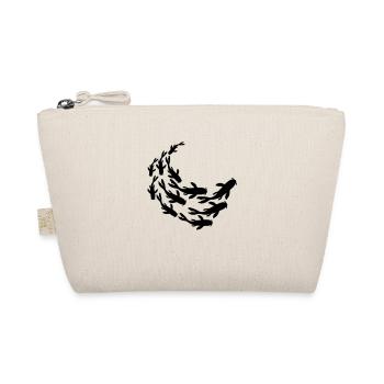 School Silhouette Koi Fish - Organic Pouch - nature - Front