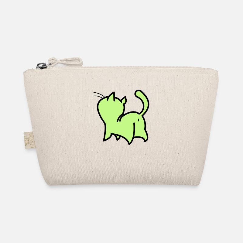 cat green Organic Pouch