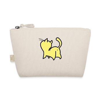 chat jaune - Trousse biologique - nature - Devant