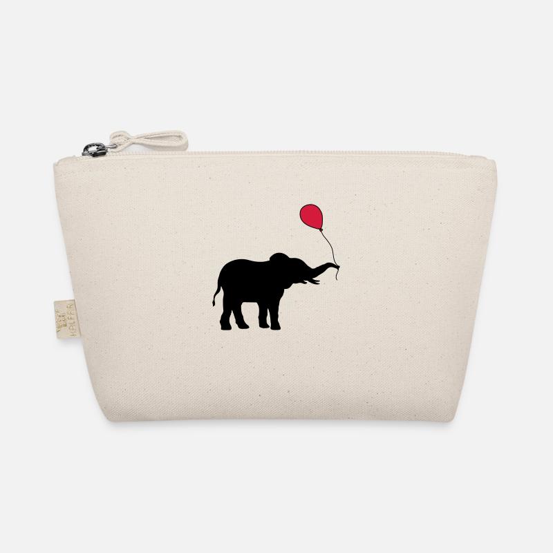 Cadeau d’éléphant ballon rouge Trousse biologique