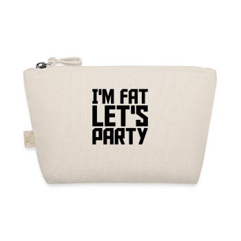 im fat lets party - Bio-Täschchen - Natur - Vorne