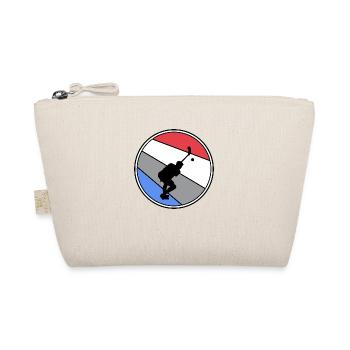 floorball floorball floorball season bandy - Organic Pouch - nature - Front