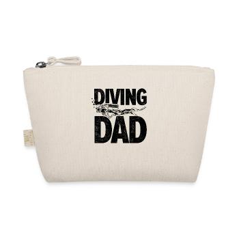 Diving Dad Scuba Diver Underwater Snorkeling Divin - Bio-Täschchen - Natur - Vorne