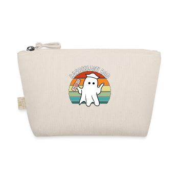 Vintage Halloween Ghost Cardiology Boo Nursing Fun - Organic Pouch - nature - Front