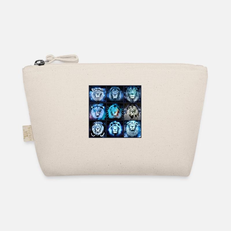 BLUE LION Collage Organic Pouch