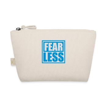 fearless Text Quote Design - Organic Pouch - nature - Front