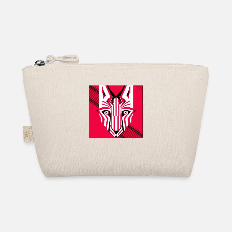 Animal Pop ART RED Blanc v2 Trousse biologique