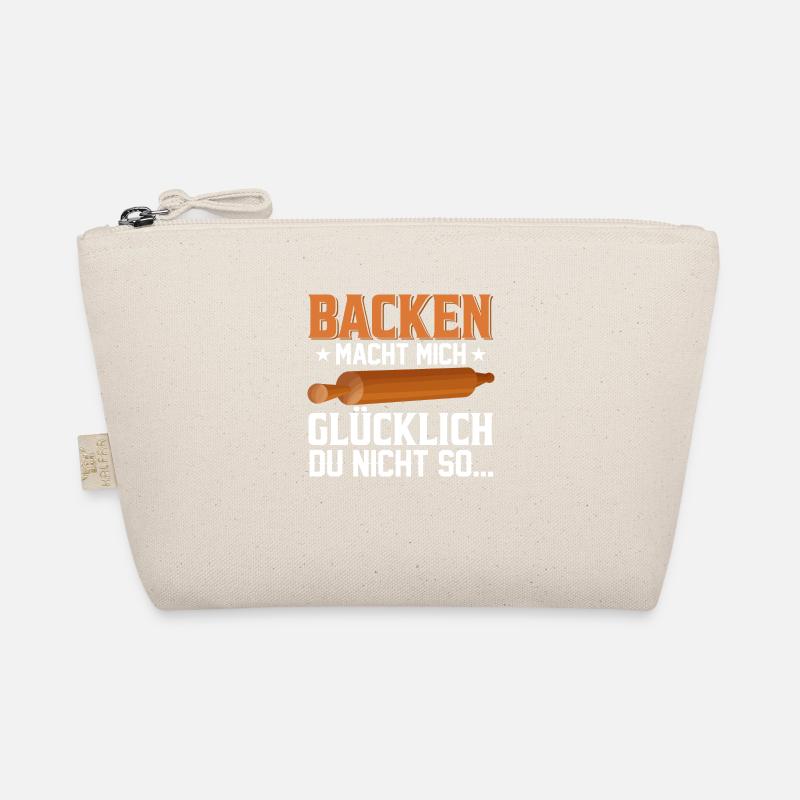 Backen macht mich glücklich Du nicht so... Bäckeri Bio-Täschchen