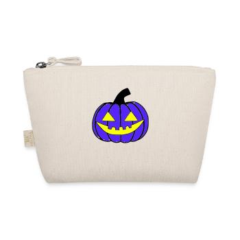 Halloween Spooky Pumpkin Lantern Vector - Organic Pouch - nature - Front